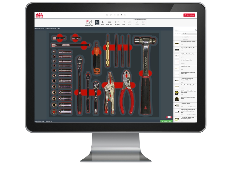 27 Edge Tool Box and Auto Tools Master - AUTOMASTERFOAM