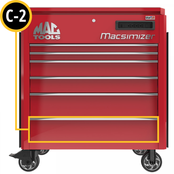 Macsimizer® 6-Drawer Utility Cart Drawer C-2