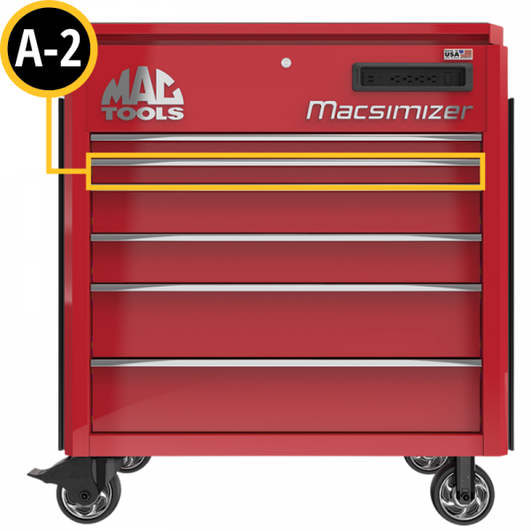 Macsimizer® 6-Drawer Utility Cart Drawer A-2